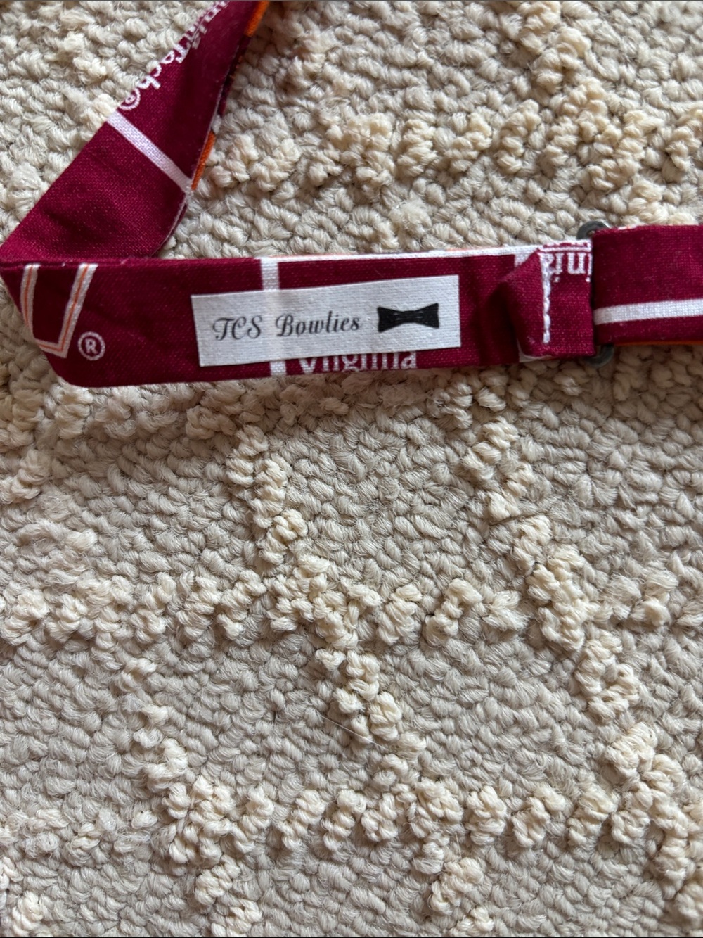 Virginia Tech Bow Tie - Picture 3 of 5